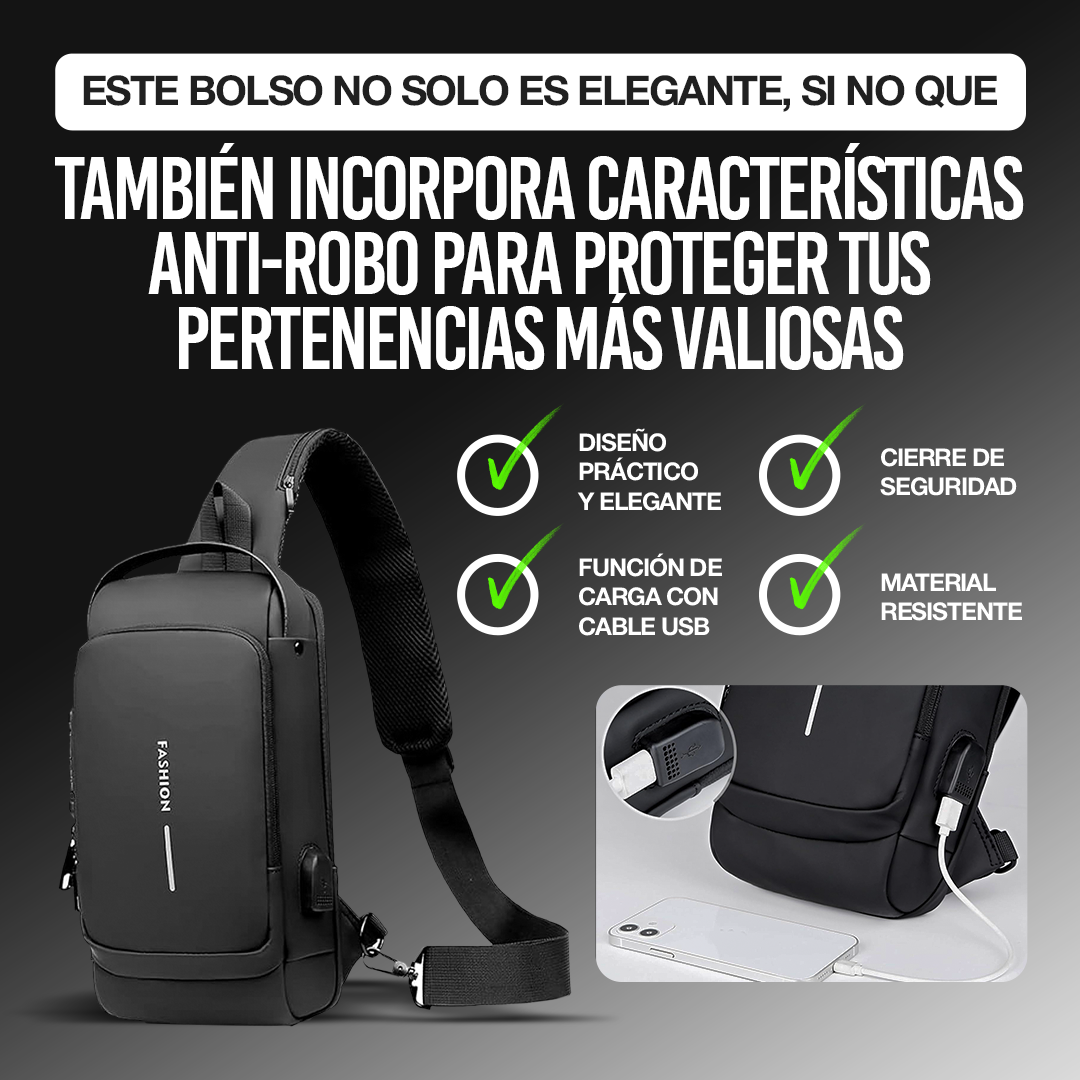 Mochila Antirrobo con USB- SecureBag™