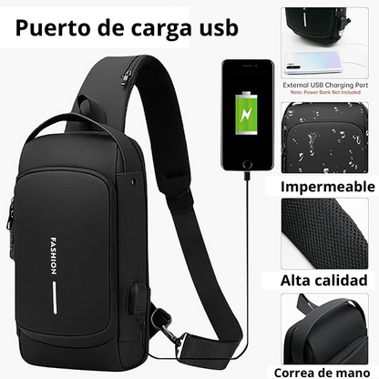 Mochila Antirrobo con USB- SecureBag™